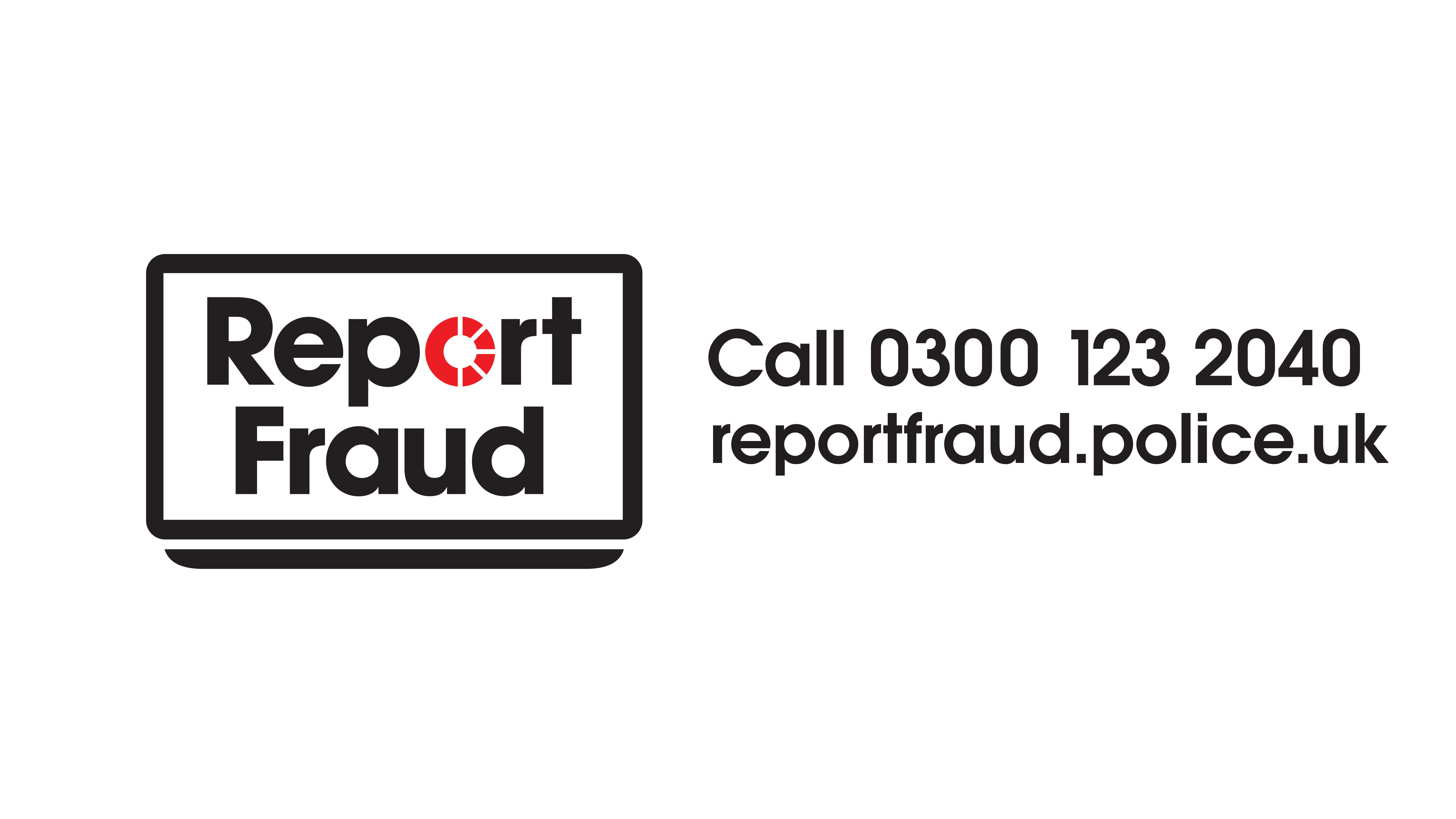 Report fraud logo