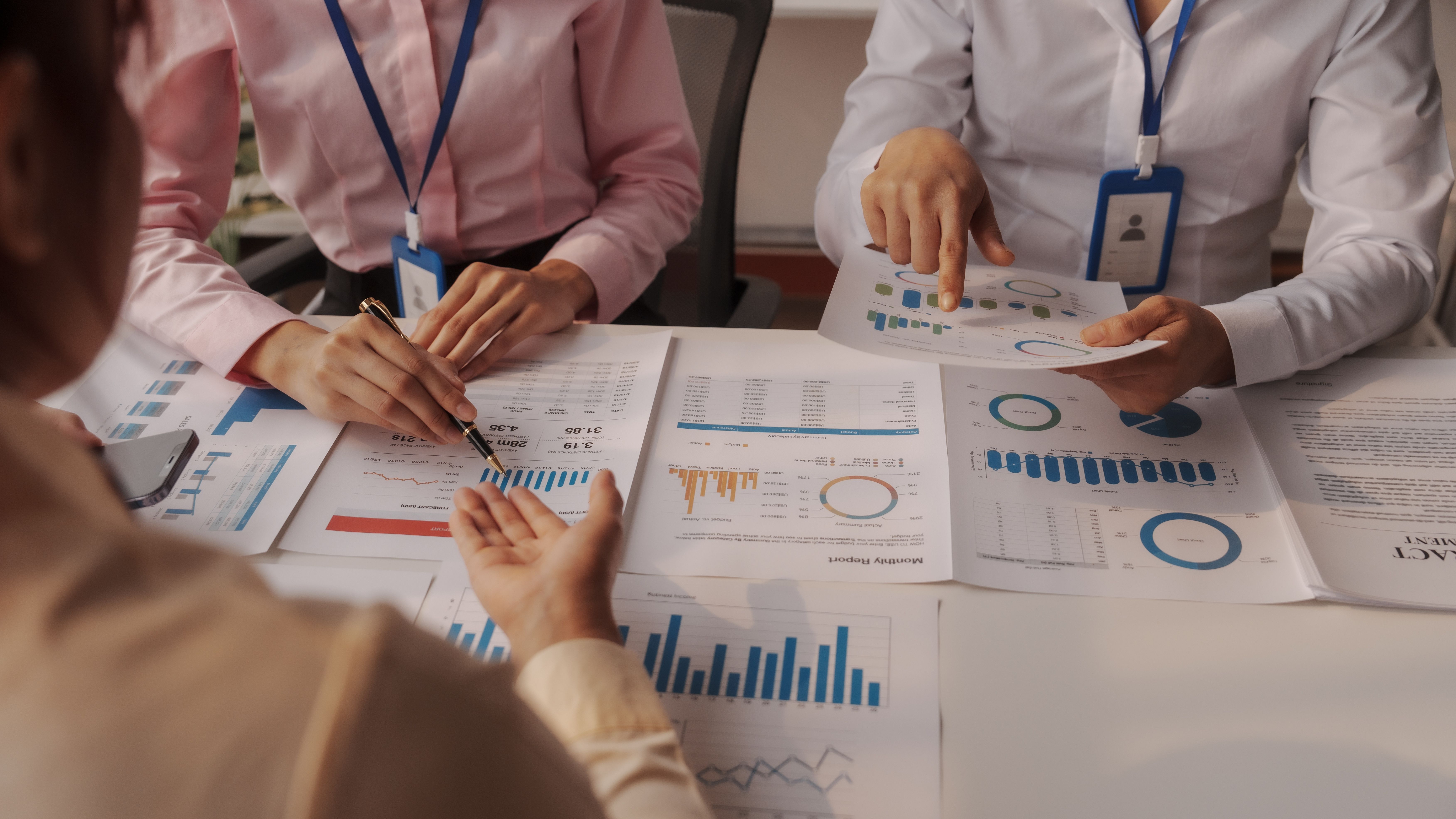 colleagues around a table working